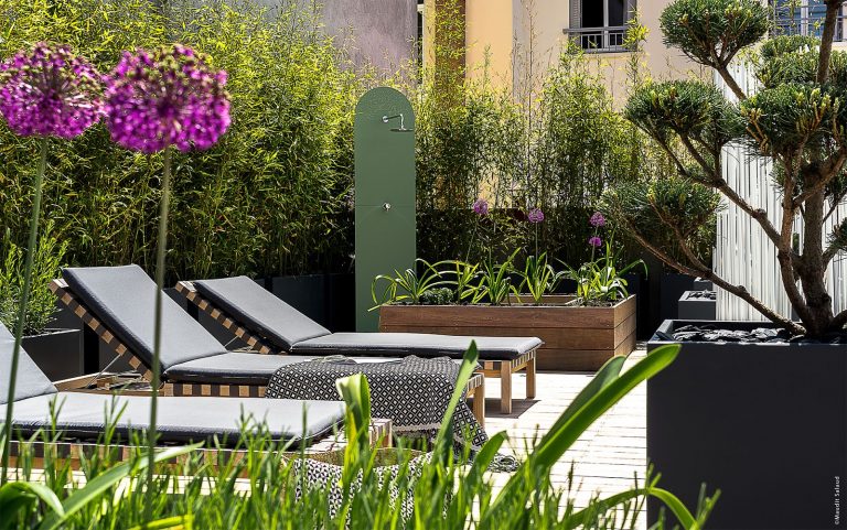 Image In Planters On Roof Terrace In Annecy When Design Is Invited On